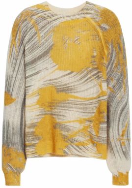 Desigual Sveter 'Arty'  okrová / žltá / sivá / dymovo šedá