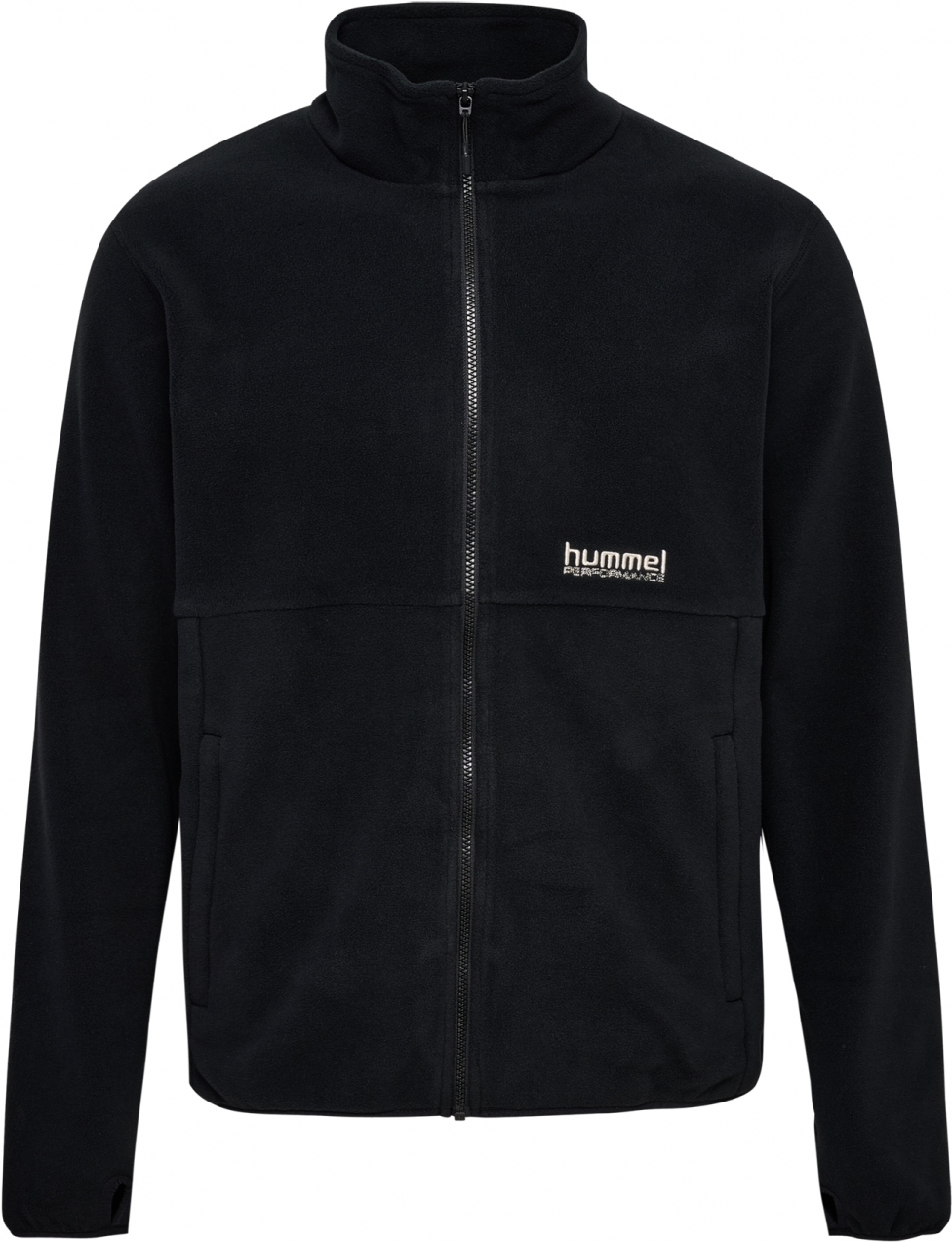 Hummel Funkčná flisová bunda 'Pulse'  čierna / biela