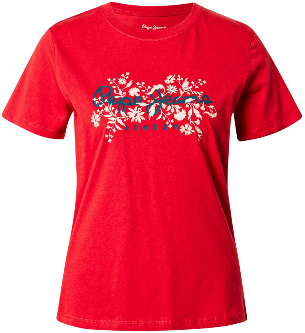 Pepe Jeans Tričko 'Bero'  námornícka modrá / červená / biela
