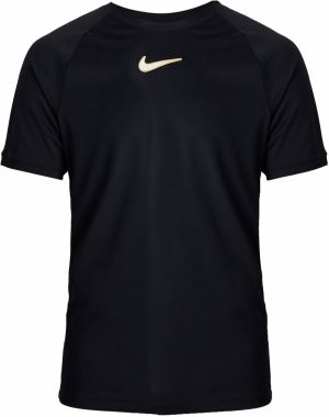 NIKE Funkčné tričko  čierna / biela