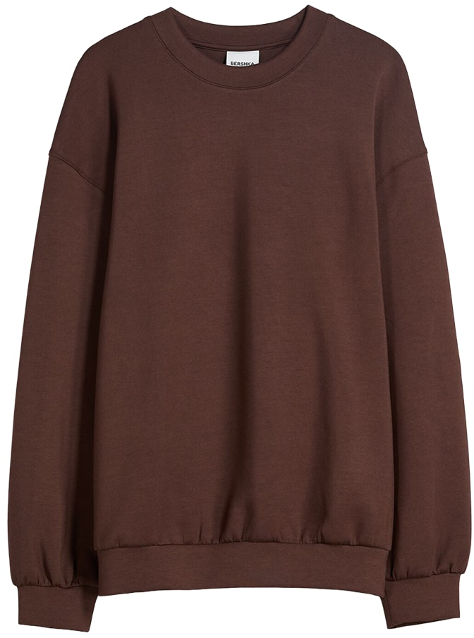 Bershka Mikina  čokoládová