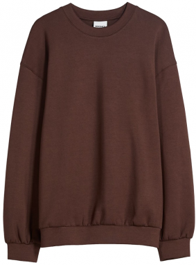Bershka Mikina  čokoládová