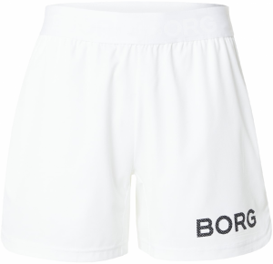 BJÖRN BORG Športové nohavice  čierna / biela