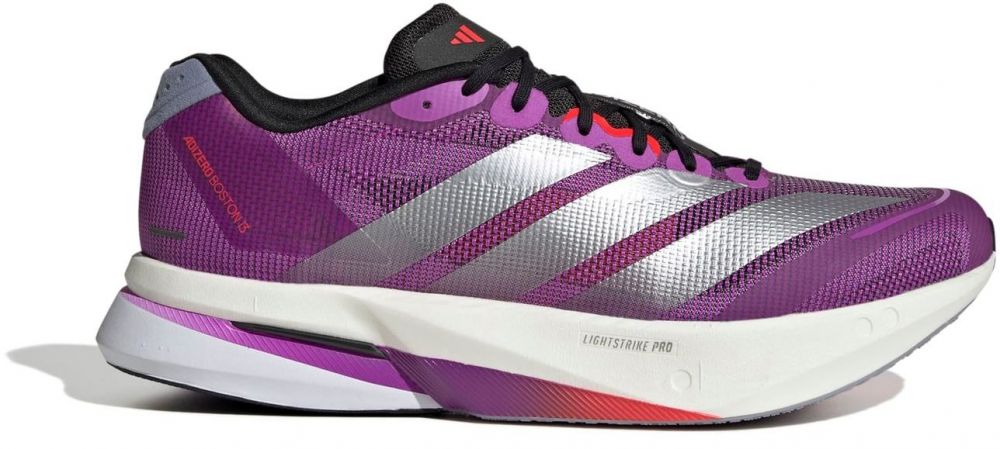 ADIDAS PERFORMANCE Bežecká obuv 'ADIZERO BOSTON 13'  tmavofialová / oranžová / strieborná