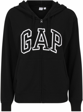 Gap Tall Tepláková bunda 'HERITAGE'  čierna / biela