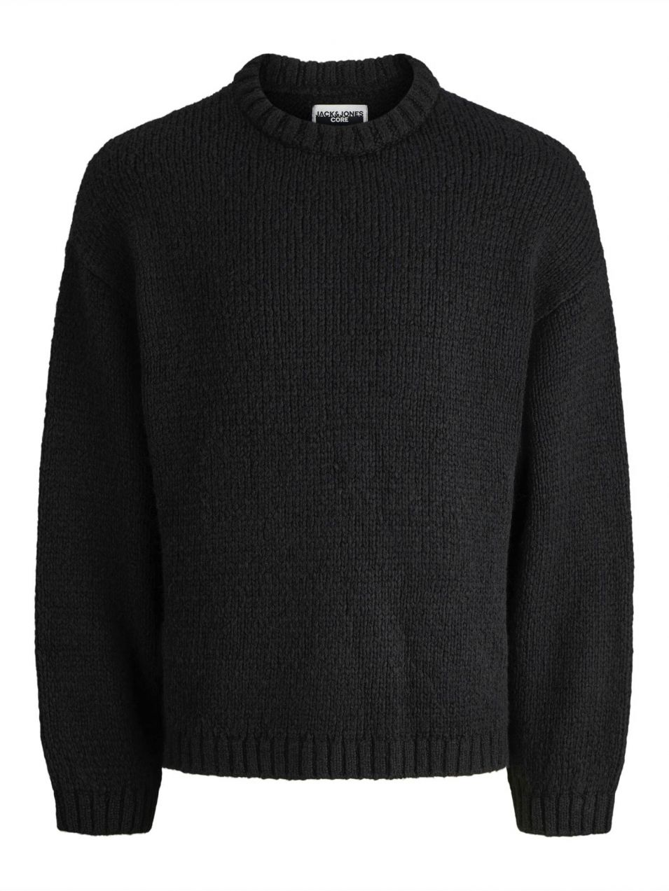 JACK & JONES Sveter 'JCOKIDD'  čierna