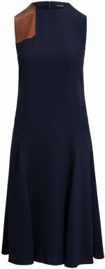 Lauren Ralph Lauren Šaty  námornícka modrá / hnedá