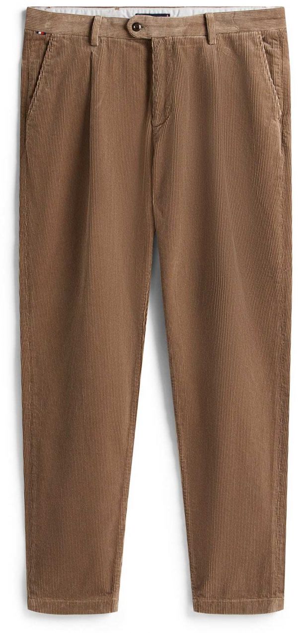 TOMMY HILFIGER Chino nohavice 'HARLEM 1PLT'  hnedá