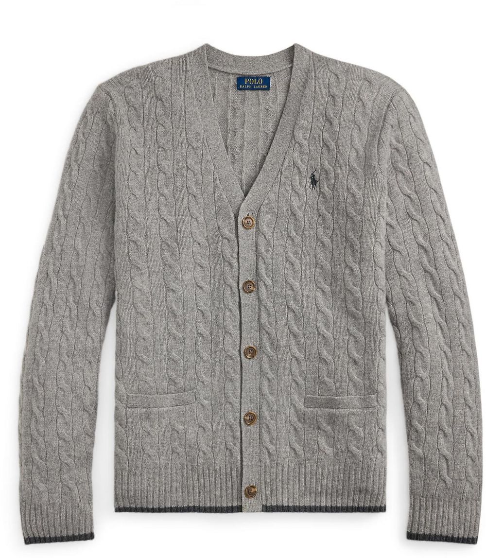 Polo Ralph Lauren Kardigán  sivá / tmavosivá