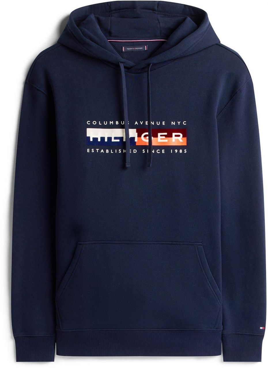 Tommy Hilfiger Big & Tall Mikina  námornícka modrá / oranžová / červená / biela