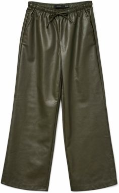 VERO MODA Nohavice 'VMKANANDA'  tmavozelená