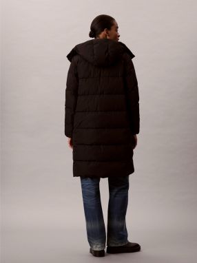 Calvin Klein Jeans Zimná bunda  čierna / biela