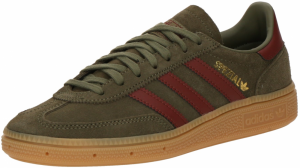 ADIDAS ORIGINALS Tenisky 'HANDBALL SPEZIAL'  zlatá / olivová / ohnivo červená
