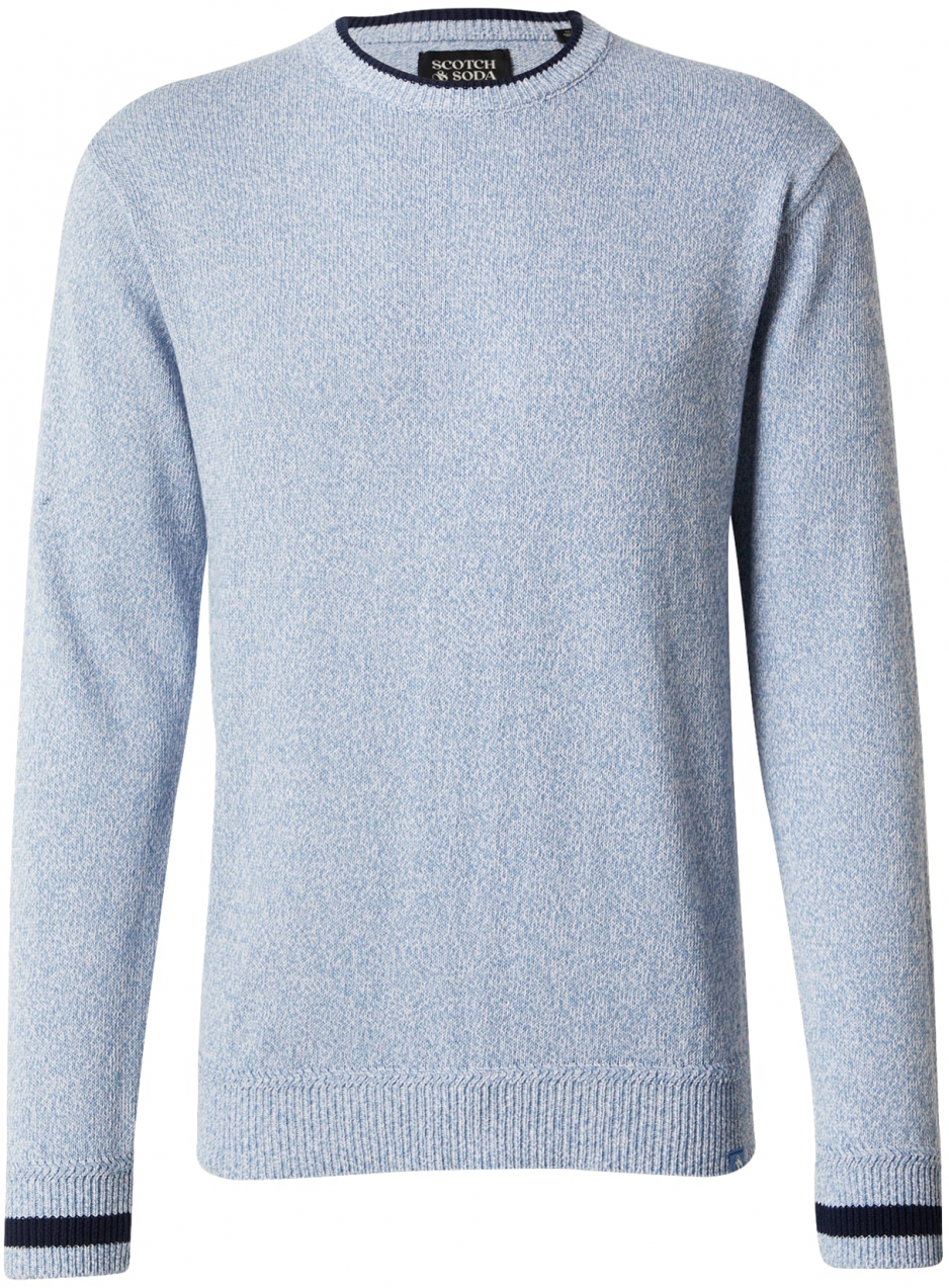 SCOTCH & SODA Sveter  námornícka modrá / modrosivá