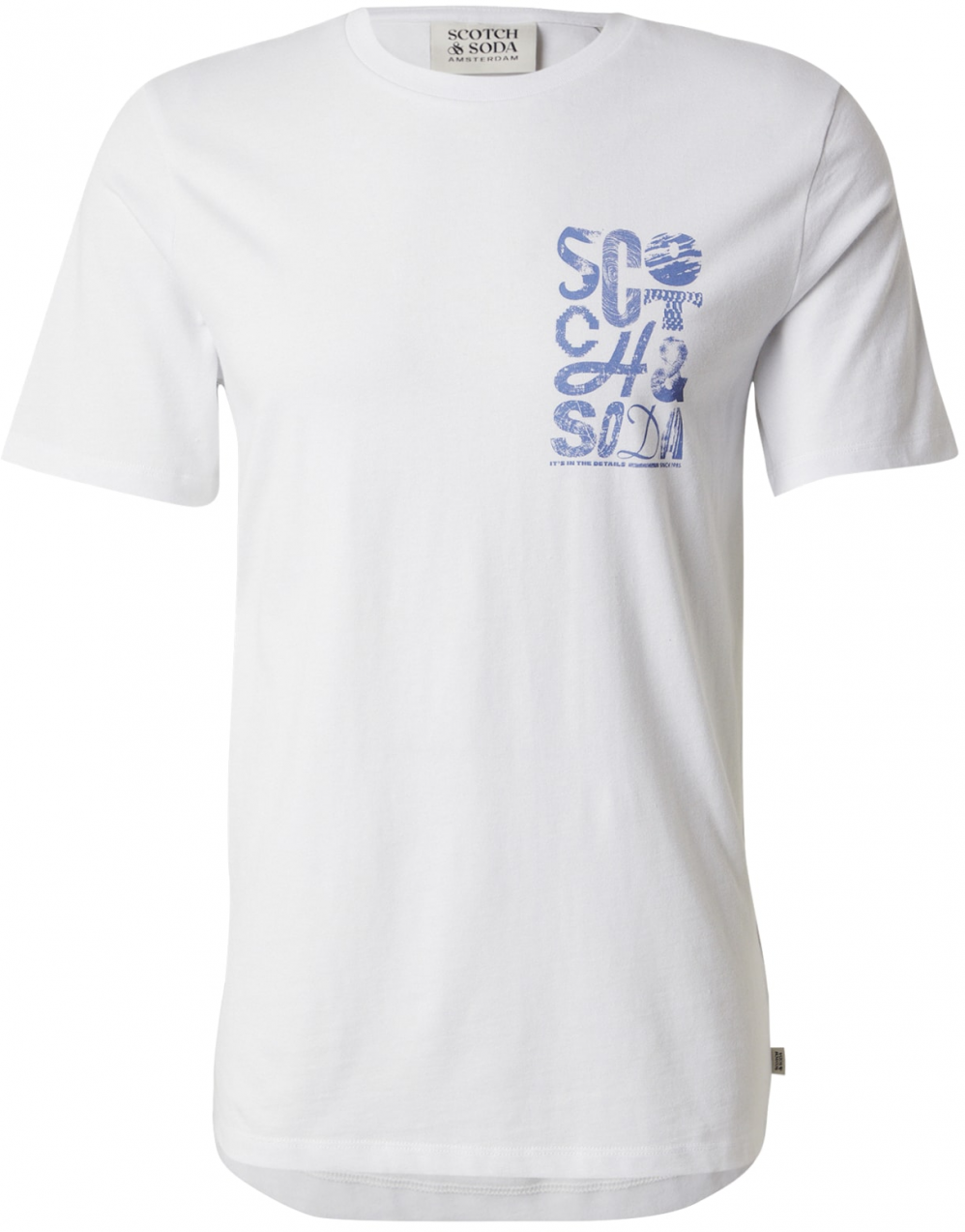 SCOTCH & SODA Tričko  opálová / biela