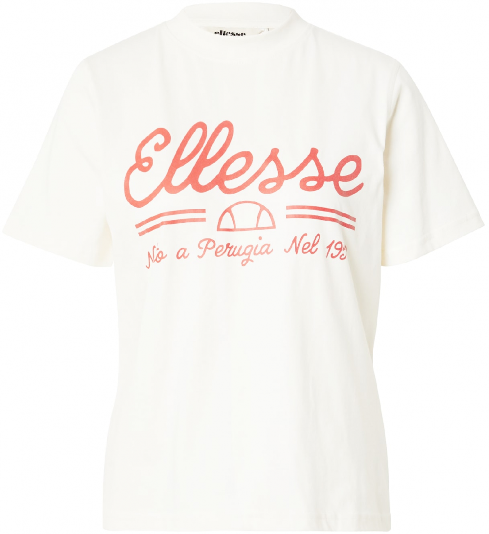 ELLESSE Tričko 'L'Anse'  červená / šedobiela