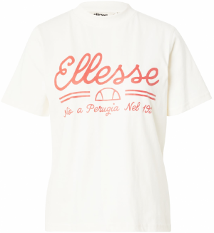 ELLESSE Tričko 'L'Anse'  červená / šedobiela