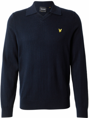 Lyle & Scott Sveter  námornícka modrá / žltá