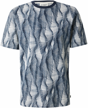 SCOTCH & SODA Tričko  modrá / biela