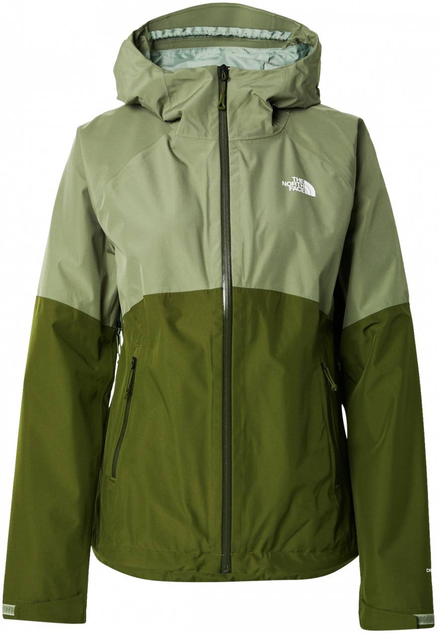 THE NORTH FACE Outdoorová bunda 'DIABLO DYNAMIC'  olivová / pastelovo zelená / biela