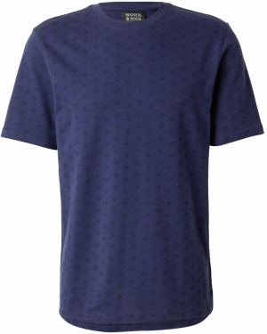 SCOTCH & SODA Tričko  indigo / tmavomodrá