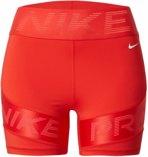 NIKE Športové nohavice  jasne červená / biela