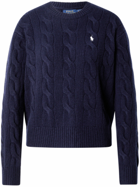 Polo Ralph Lauren Sveter  námornícka modrá / biela