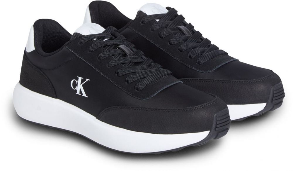 Calvin Klein Jeans Nízke tenisky 'ATHLEISURE'  čierna / biela