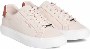 Calvin Klein Nízke tenisky  hrdzavohnedá / svetlosivá