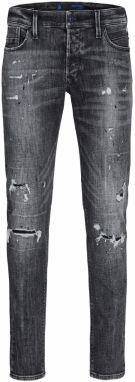 JACK & JONES Džínsy 'JJIGLENN JJBLAIR'  grafitová