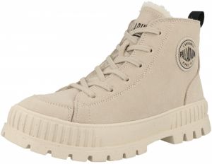 Palladium Šnurovacie členkové čižmy 'Pallashock'  svetlobéžová