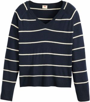 LEVI'S ® Sveter  tmavomodrá / biela ako vlna