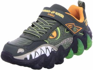 SKECHERS Tenisky 'SKECH-O-SAURUS LIGHTS 2.0'  zelená / olivová / čierna