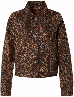 LEVI'S ® Prechodná bunda 'Original Trucker Jacket'  béžová / hnedá / tmavohnedá