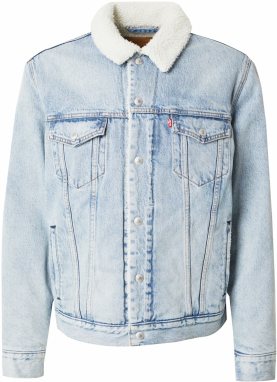 LEVI'S ® Prechodná bunda 'Type III Sherpa Trucker'  modrá denim