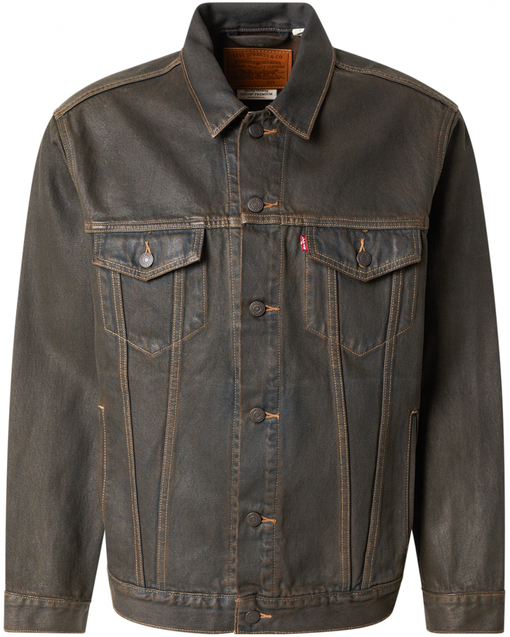 LEVI'S ® Prechodná bunda 'Relaxed Trucker Jacket'  čierny denim