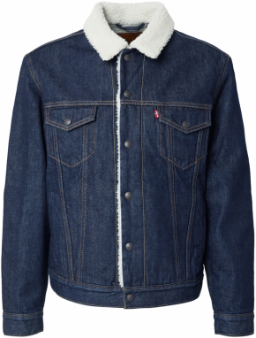 LEVI'S ® Prechodná bunda 'Type III Sherpa Trucker'  modrá denim