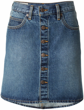 LEVI'S ® Sukňa 'Retro Button Front Skirt'  modrá denim