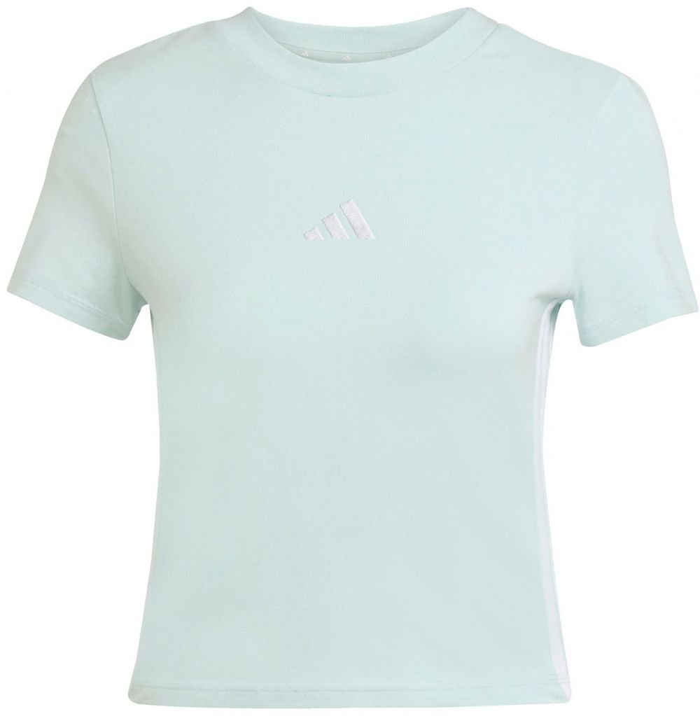 ADIDAS SPORTSWEAR Funkčné tričko 'Essentials'  mätová / biela