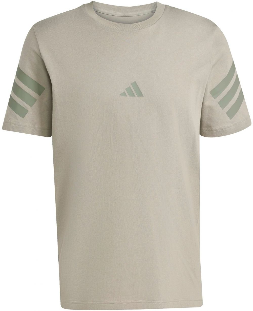 ADIDAS SPORTSWEAR Funkčné tričko 'FI 3S'  kaki / tmavozelená