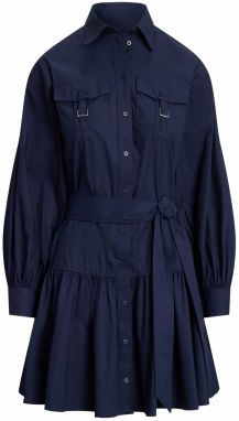 Lauren Ralph Lauren Košeľové šaty 'GARNLEY'  námornícka modrá