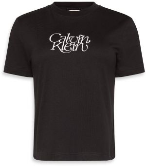 Calvin Klein Jeans Tričko  čierna / biela