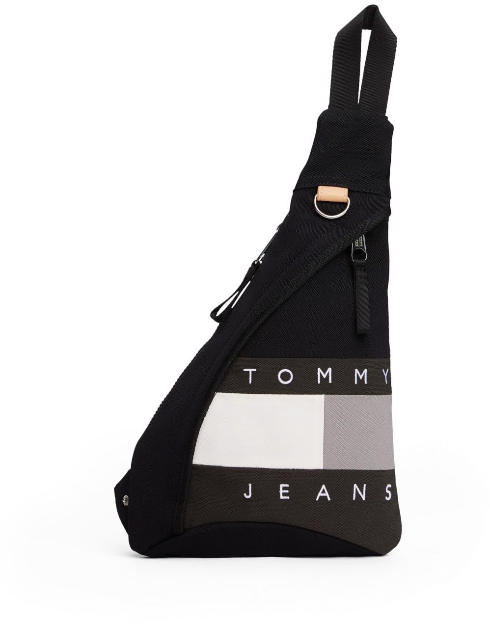 Tommy Jeans Taška cez rameno  sivá / antracitová / čierna / biela