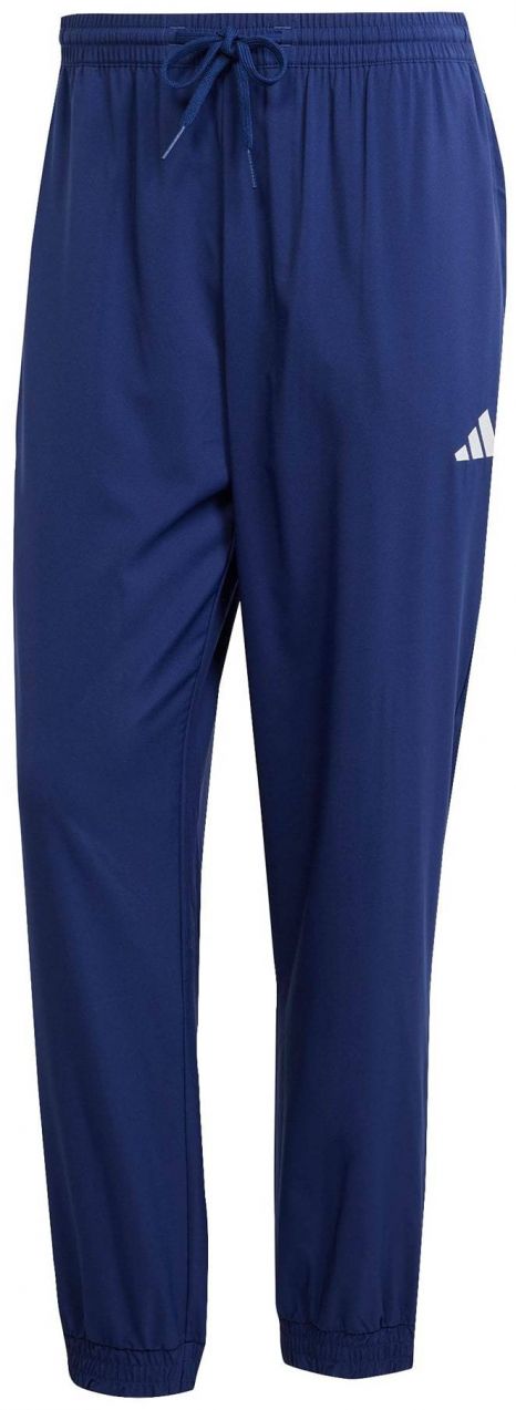ADIDAS SPORTSWEAR Športové nohavice 'Essentials'  tmavomodrá / biela