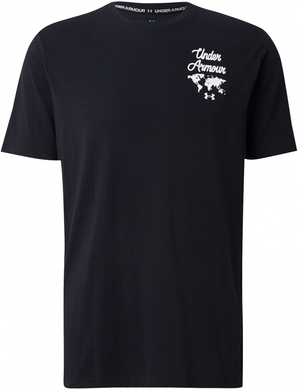 UNDER ARMOUR Funkčné tričko  čierna / biela