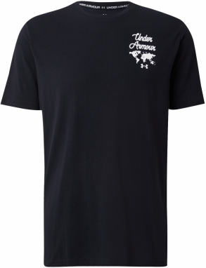 UNDER ARMOUR Funkčné tričko  čierna / biela
