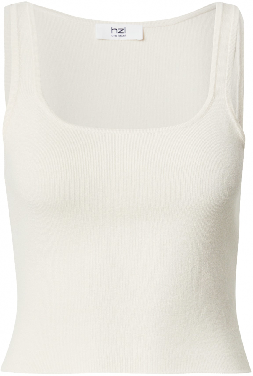 hzl the label Vyšívaný top  šedobiela