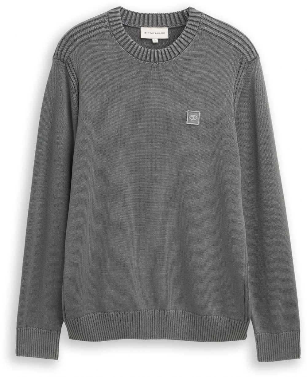 TOM TAILOR Sveter  tmavosivá