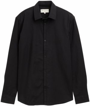 TOM TAILOR DENIM Košeľa  čierna
