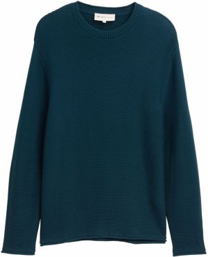 TOM TAILOR DENIM Sveter  tmavozelená